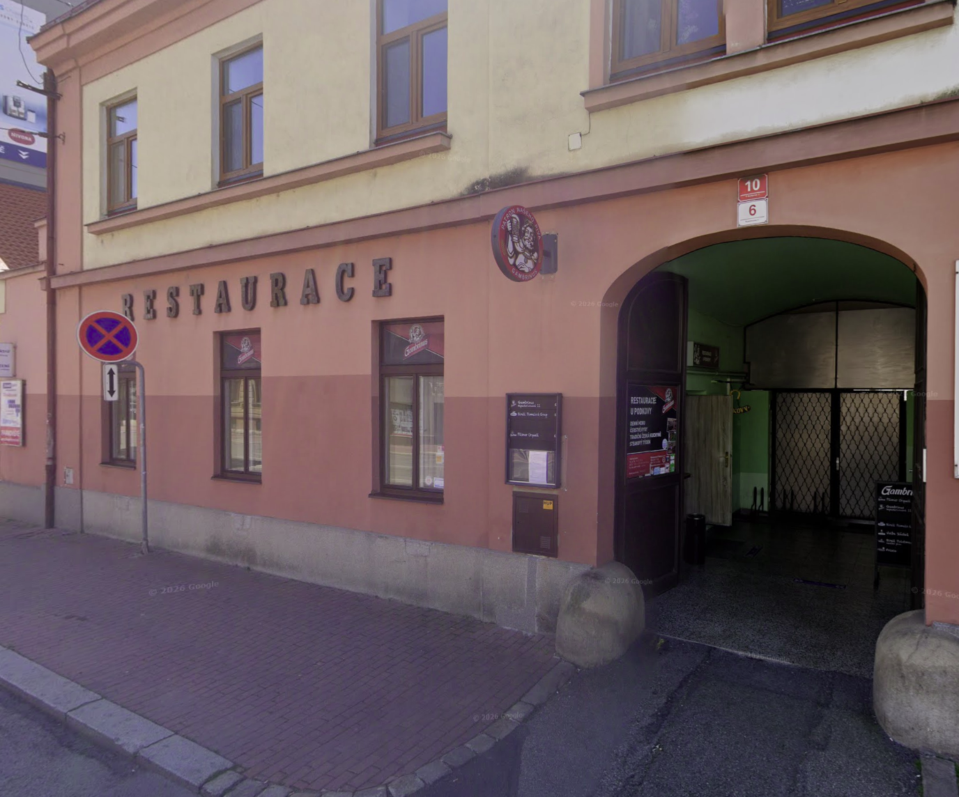 Restaurace U Podkovy zvenku